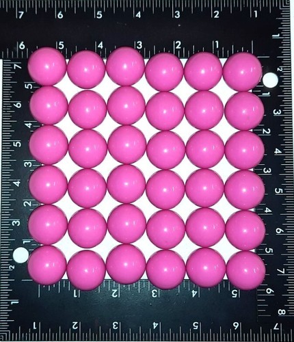 Inch marbles pink 25mm 36 - inch,